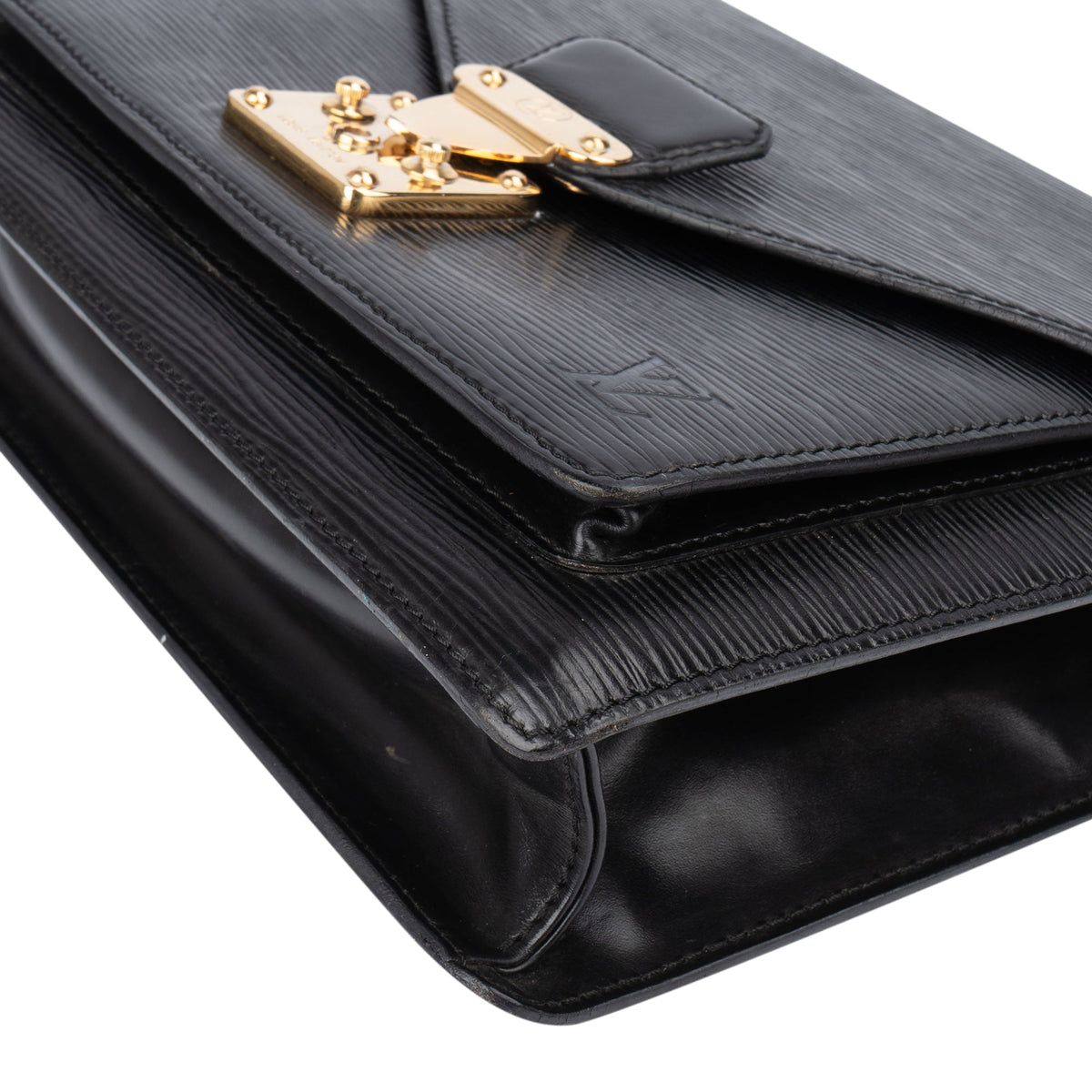 Louis Vuitton Noir Epi Leder Monceau Handtasche, Bild 6 von 12
