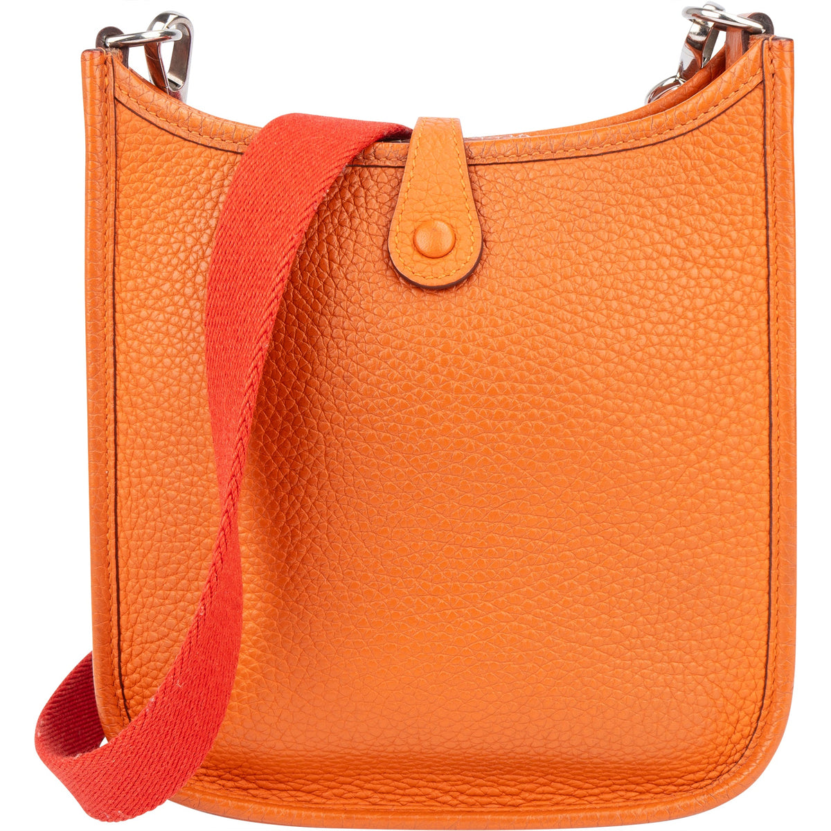 Hermès Evelyne 16 aus orangem Clemence-Leder – Ansicht 5