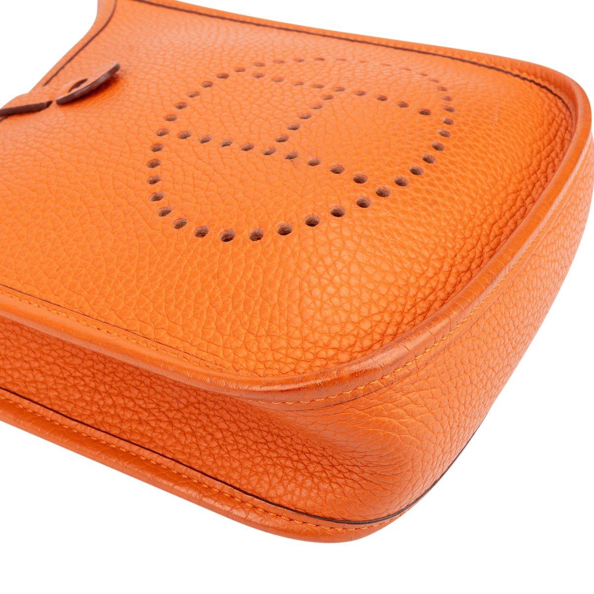 Hermès Evelyne 16 aus orangem Clemence-Leder – Ansicht 8
