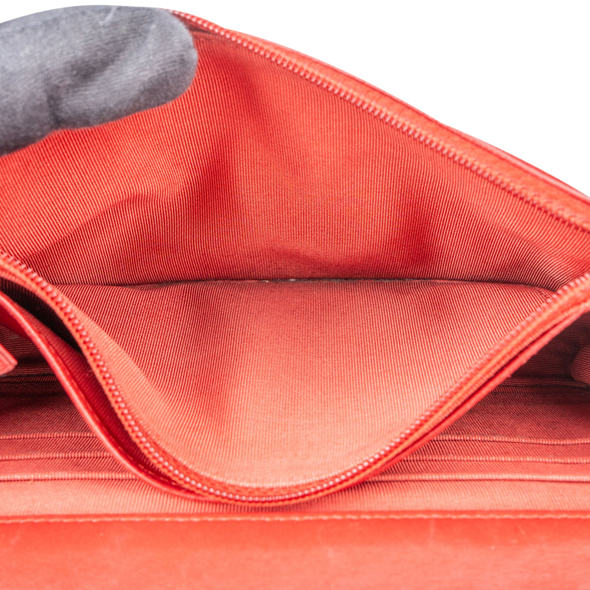 Borsa a tracolla Chanel Wallet on Chain in pelle di agnello trapuntata