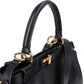 Fendi Peekaboo aus schwarzem Leder – Ansicht 3