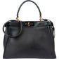 Fendi Peekaboo aus schwarzem Leder – Ansicht 5