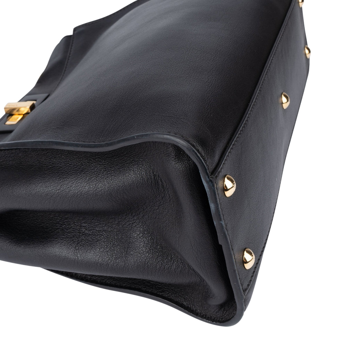 Fendi Peekaboo aus schwarzem Leder – Ansicht 9