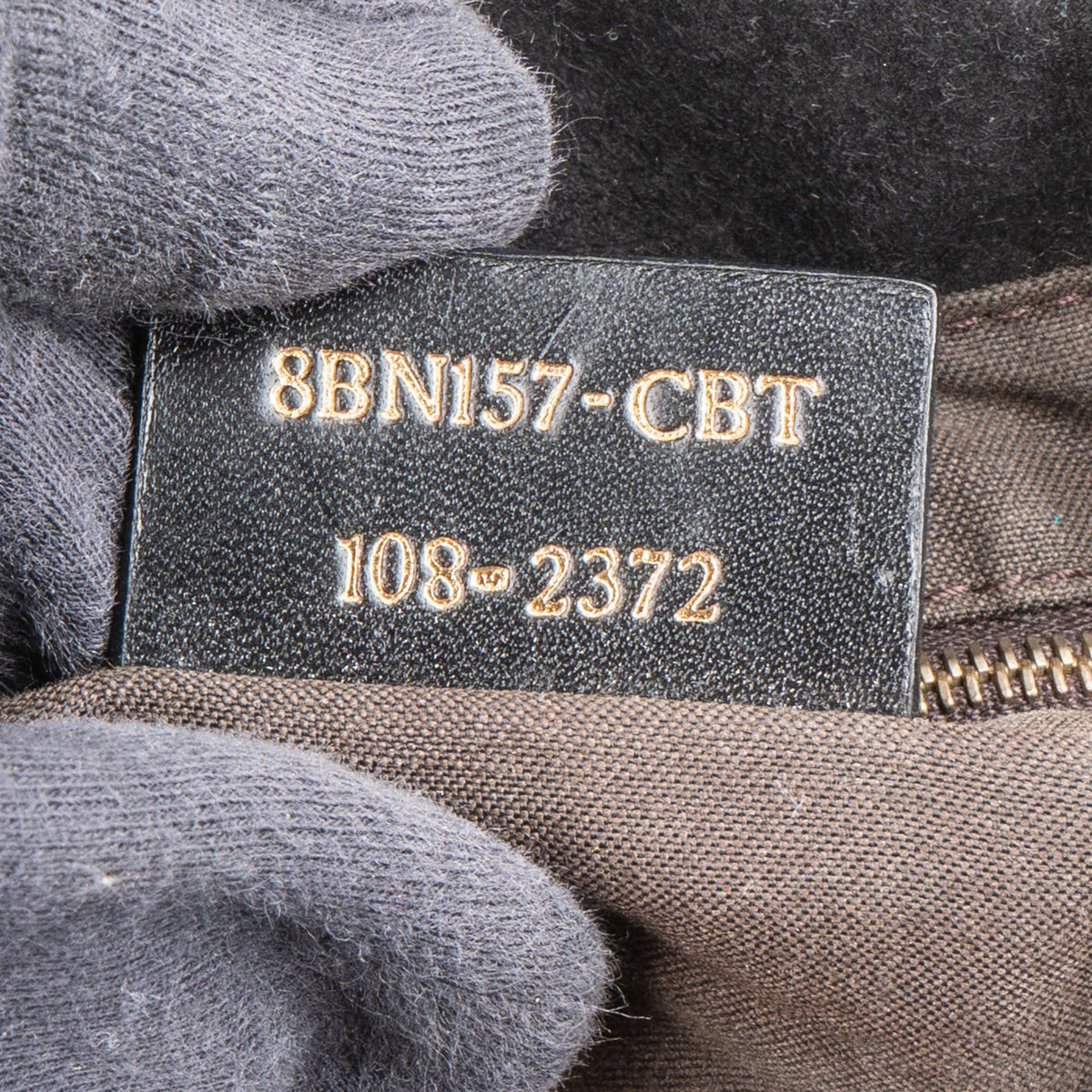Fendi FF Zucca Canvas Villa Borghese Handtasche, Bild 11 von 11