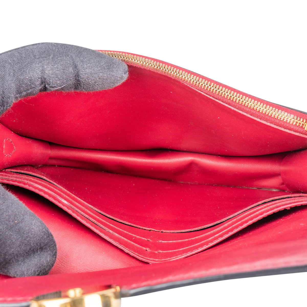 Borsa a tracolla Louis Vuitton Flore Wallet On Chain in tela Monogram