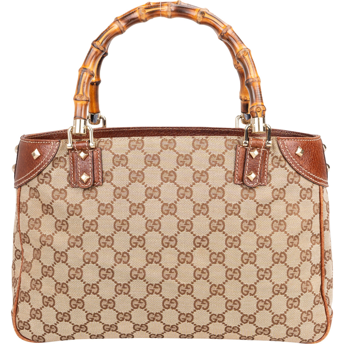 Gucci GG Monogram Bamboo Handtasche, Bild 5 von 11