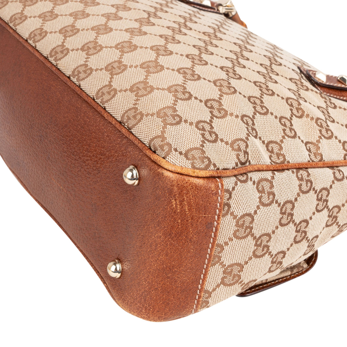 Gucci GG Monogram Bamboo Handtasche, Bild 8 von 11