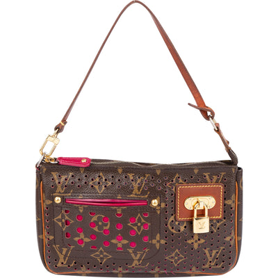 Bolso Louis Vuitton Pochette Accessoire de Monogram perforado de edición limitada