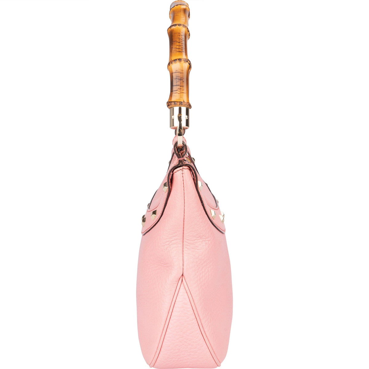 Gucci Bamboo aus rosa Leder – Ansicht 4
