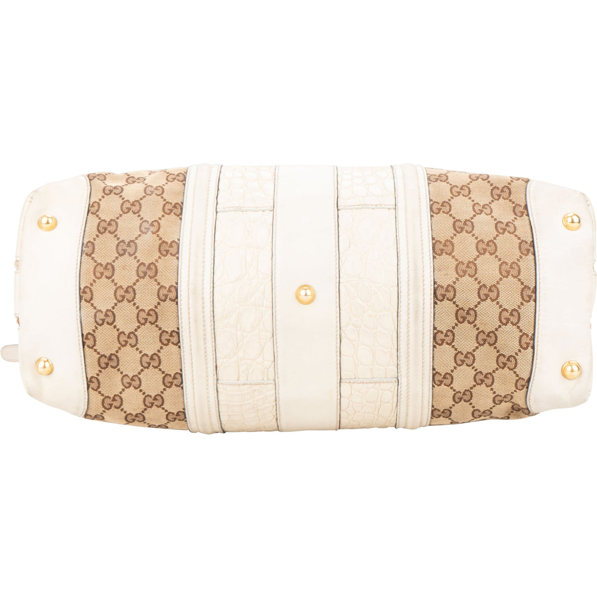 Gucci GG Monogram Croco Optic Handtasche, Bild 6 von 14