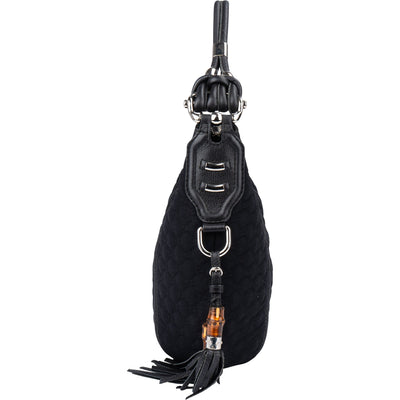 Sac hobo Gucci à monogramme GG et bambou