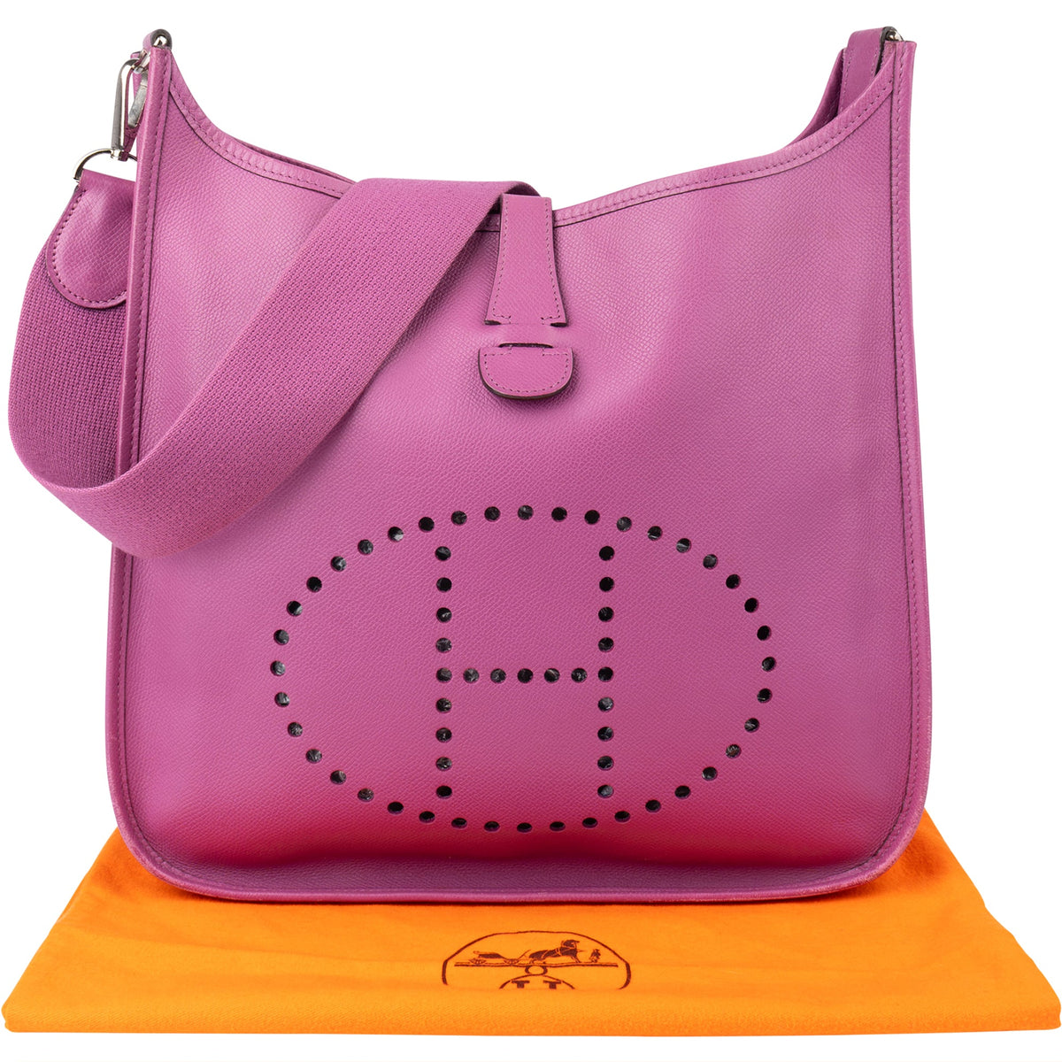 Bolso bandolera Evelyne GM de Hermès en piel Epsom