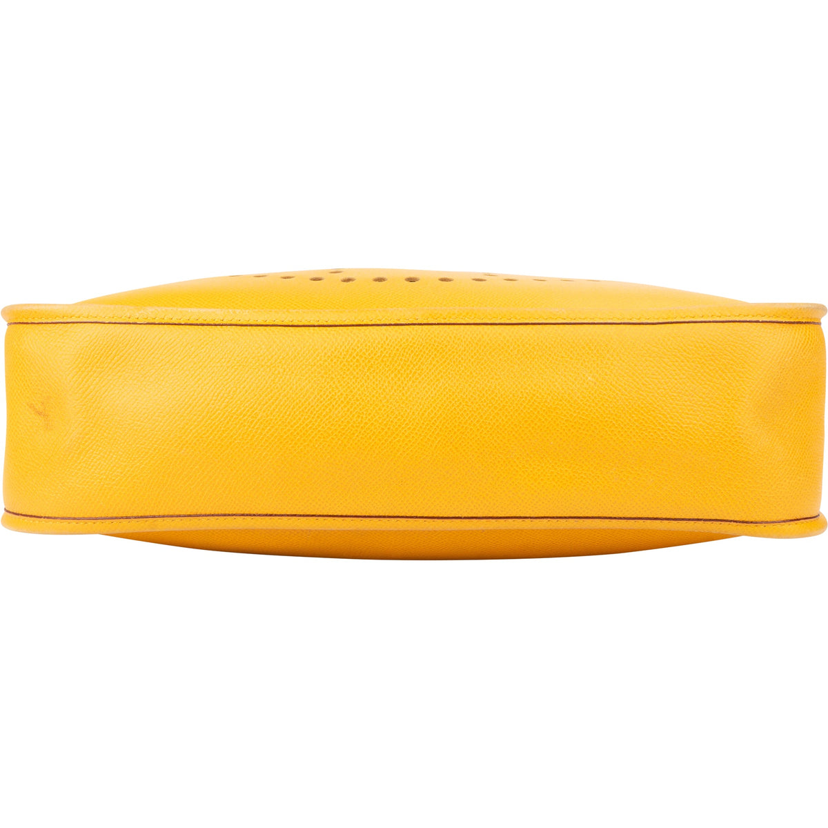 Bolso bandolera Hermès Evelyne GM en piel amarilla