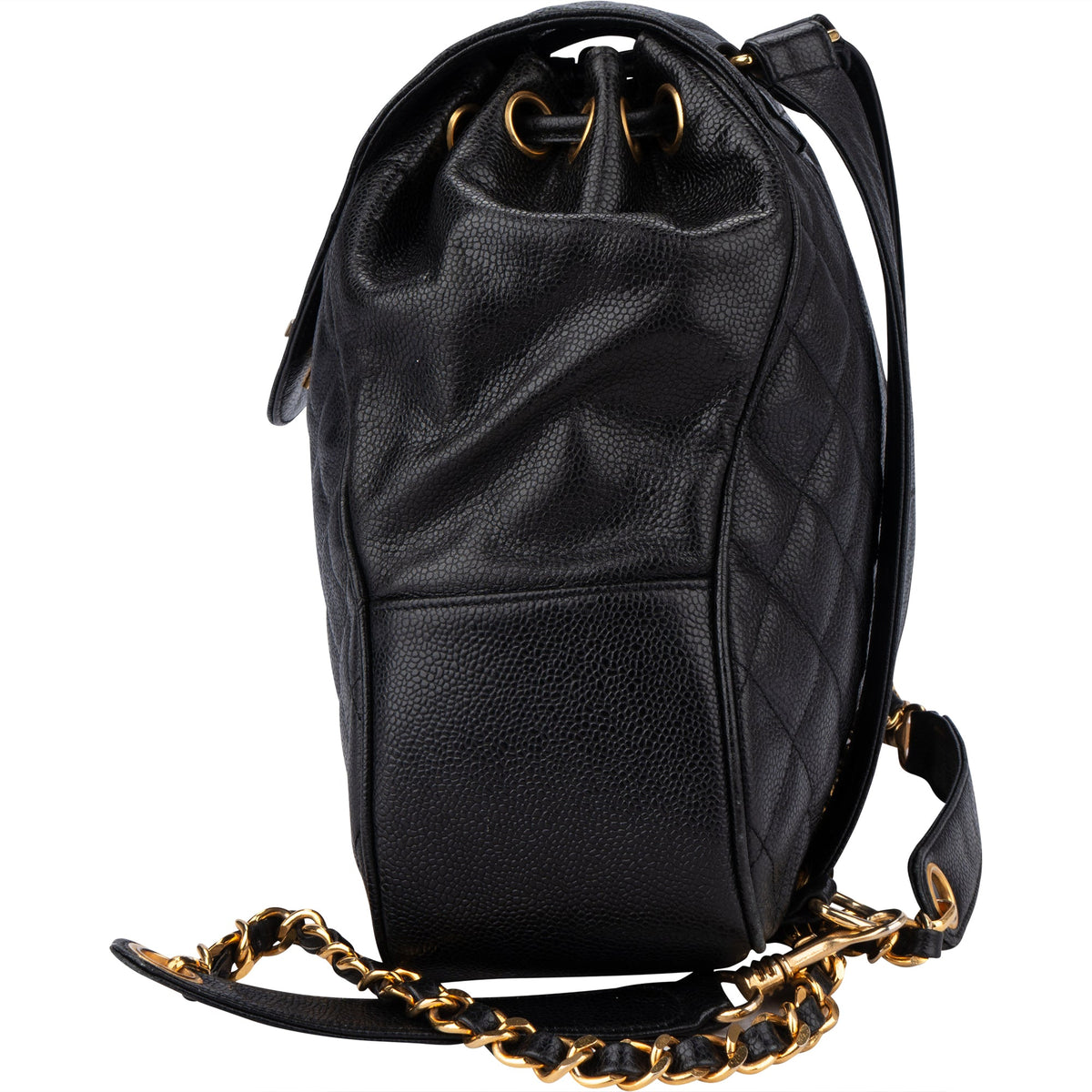 Chanel gewatteerde Caviar lederen Chain rugzak