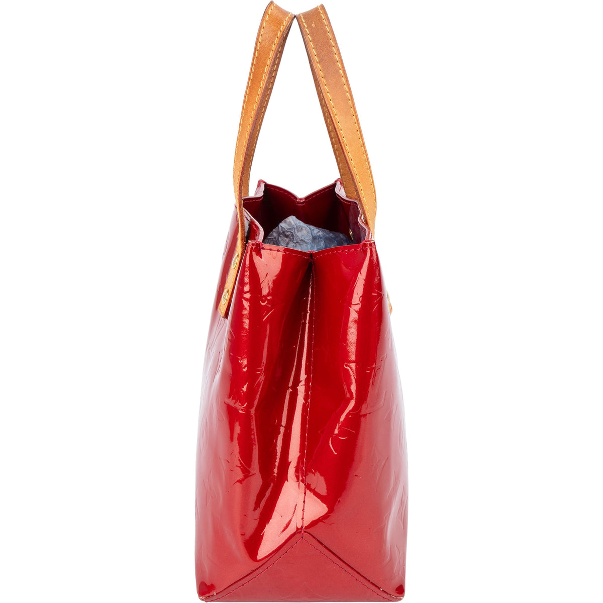 Louis Vuitton Rot Vernis Monogram Reade PM Handtasche, Bild 3 von 10
