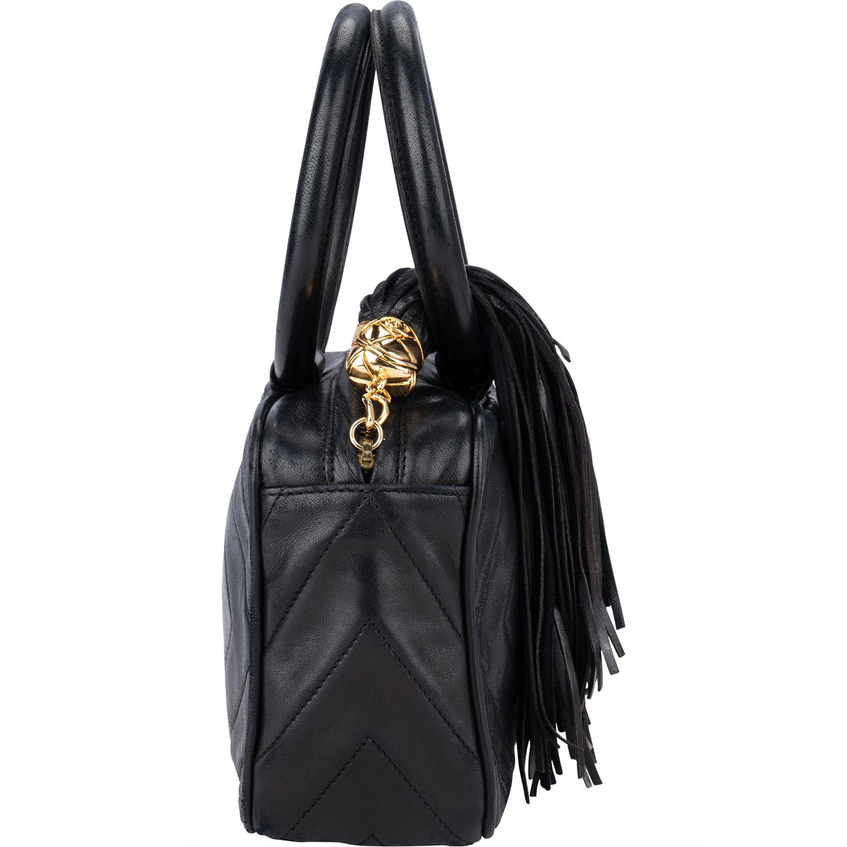 Bolso Chanel Iconic Camera Looping Circle de piel de cordero acolchada