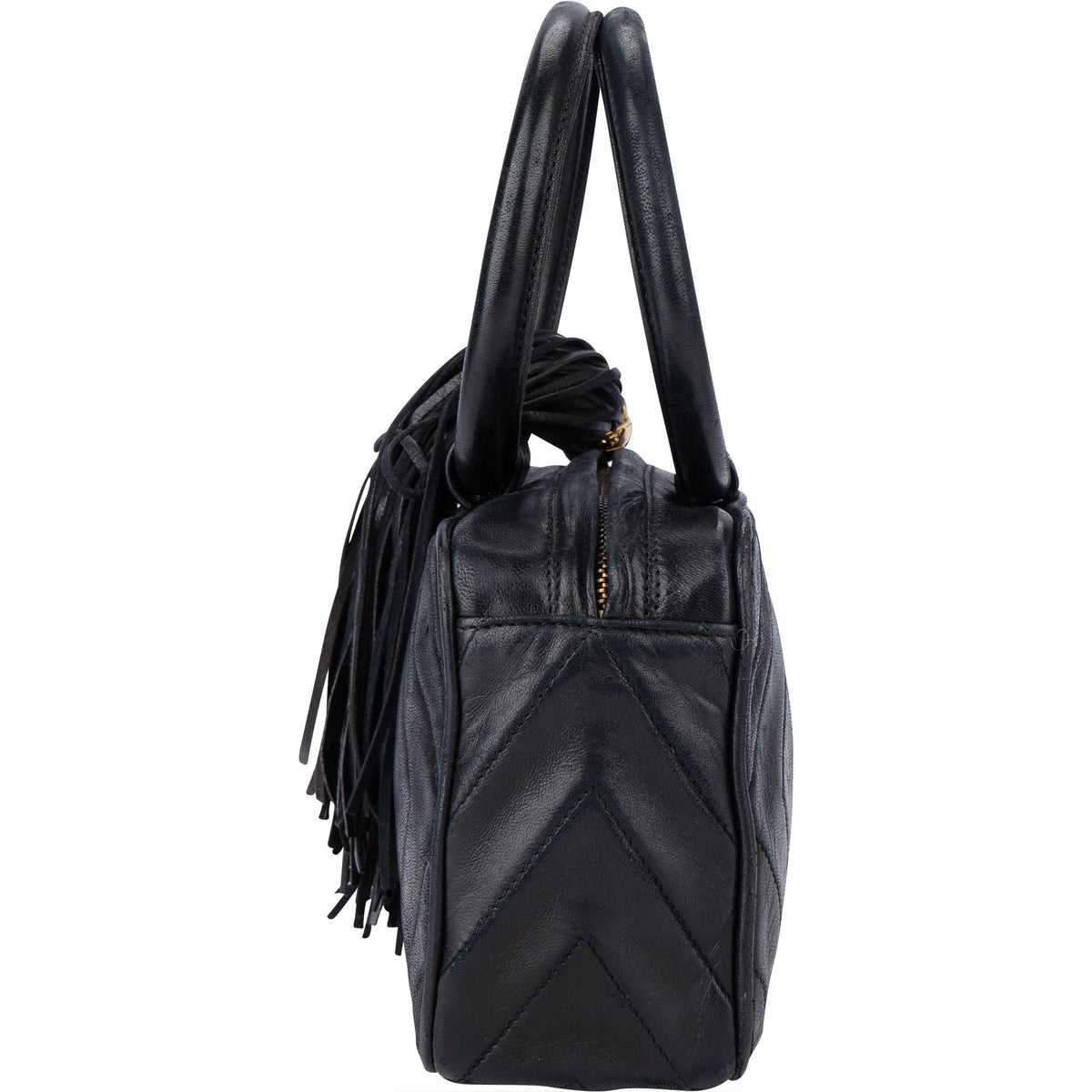 Bolso Chanel Iconic Camera Looping Circle de piel de cordero acolchada