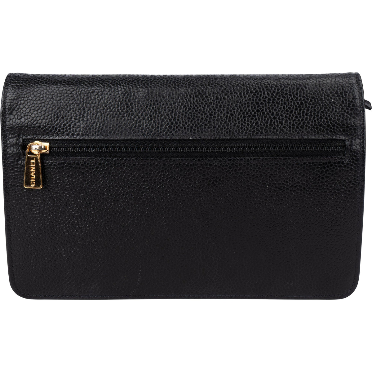 Chanel Caviar Leder CC Wallet on Chain Umhängetasche, Bild 4 von 13