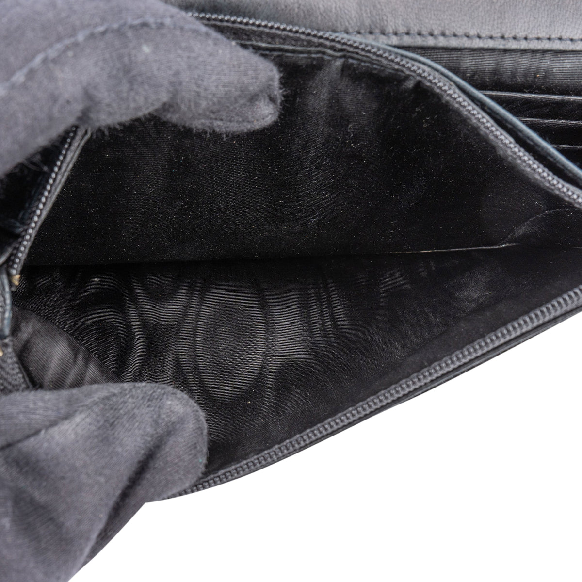 Chanel Caviar Leder CC Wallet on Chain Umhängetasche, Bild 12 von 13