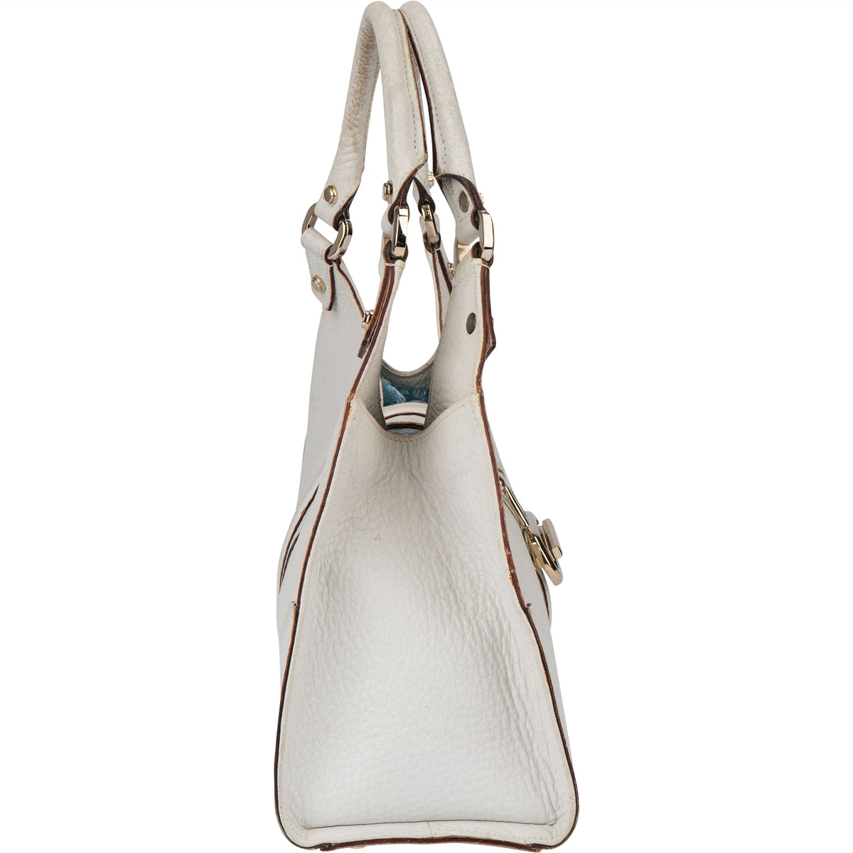 Gucci Weiß Leder Jackie Handtasche, Bild 4 von 13