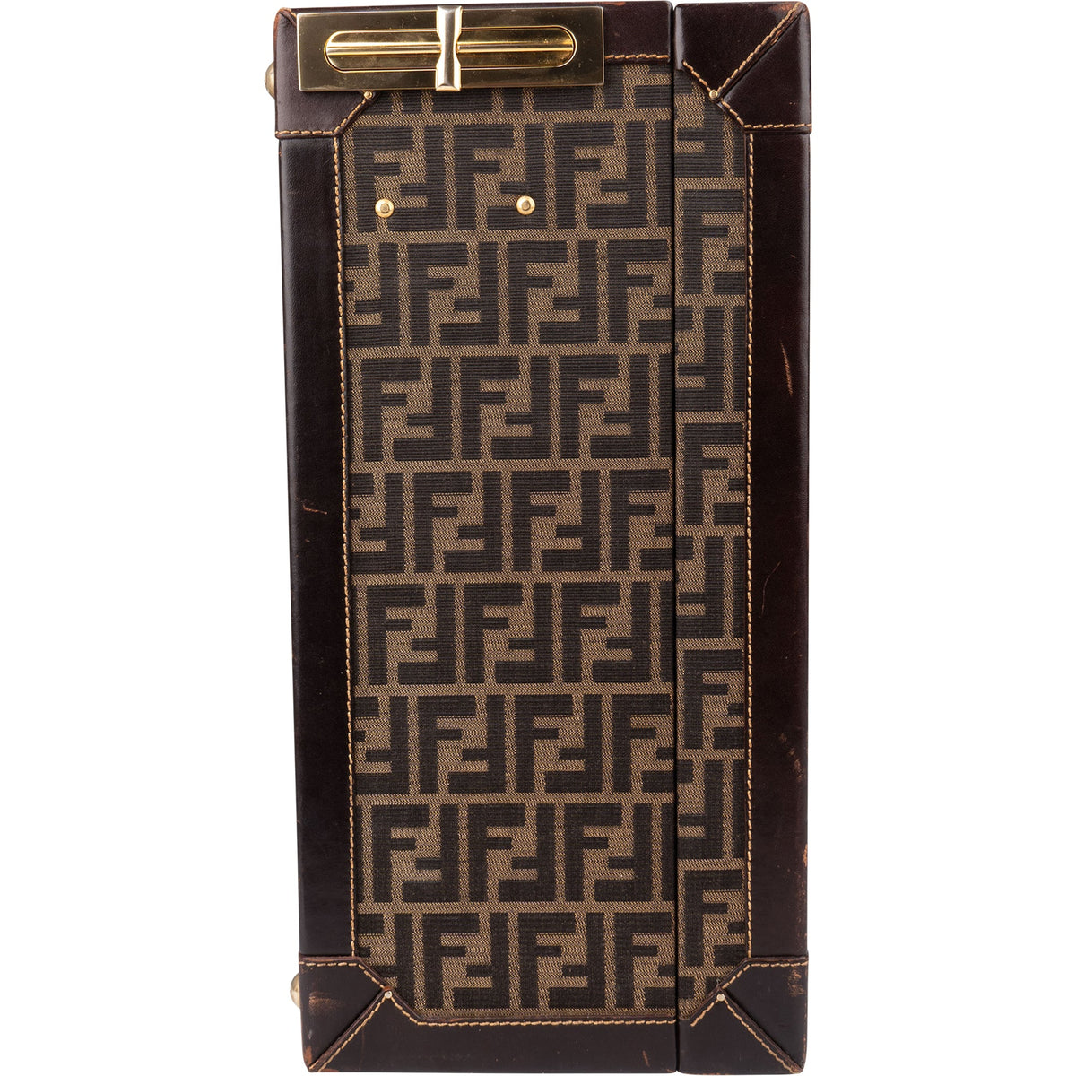 Valigia vintage Fendi Monogram Zucca in tela