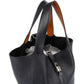 Bolso de mano Hermès Picotin Lock 26 en piel Clemence granulada