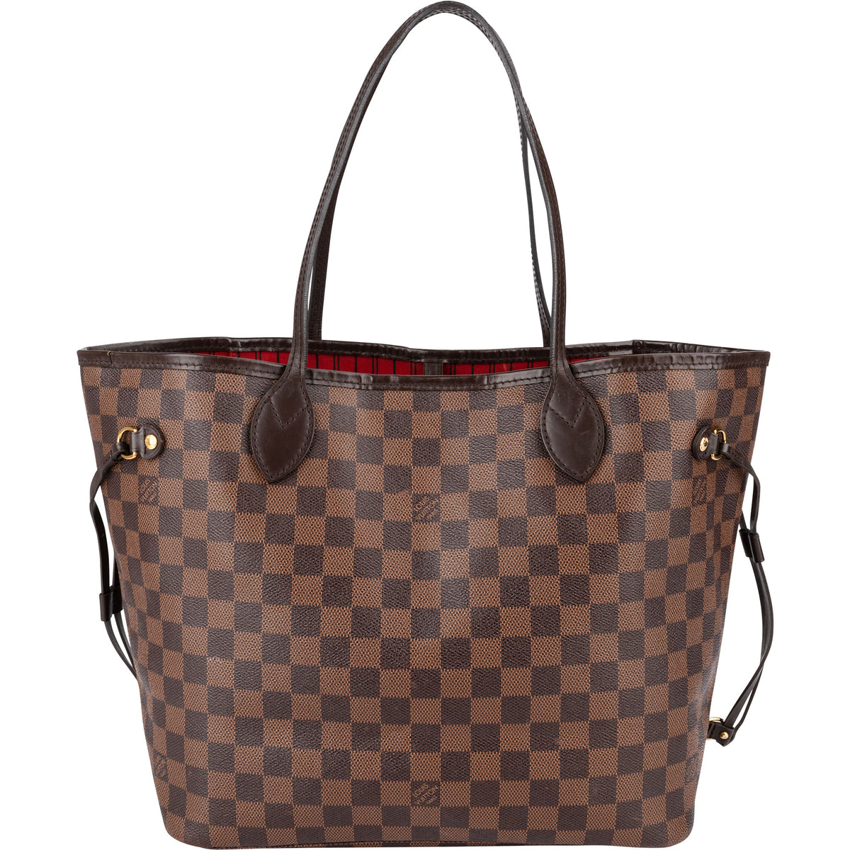 Borsa a spalla Louis Vuitton Monogram Damier Ebene Neverfull MM