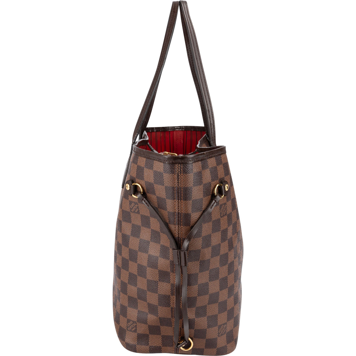 Borsa a spalla Louis Vuitton Monogram Damier Ebene Neverfull MM