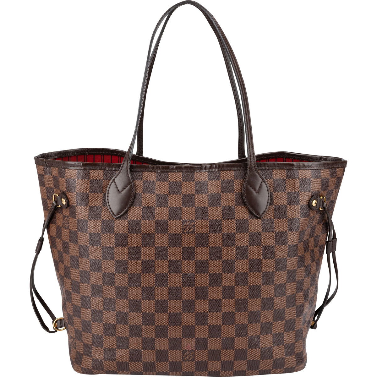 Borsa a spalla Louis Vuitton Monogram Damier Ebene Neverfull MM