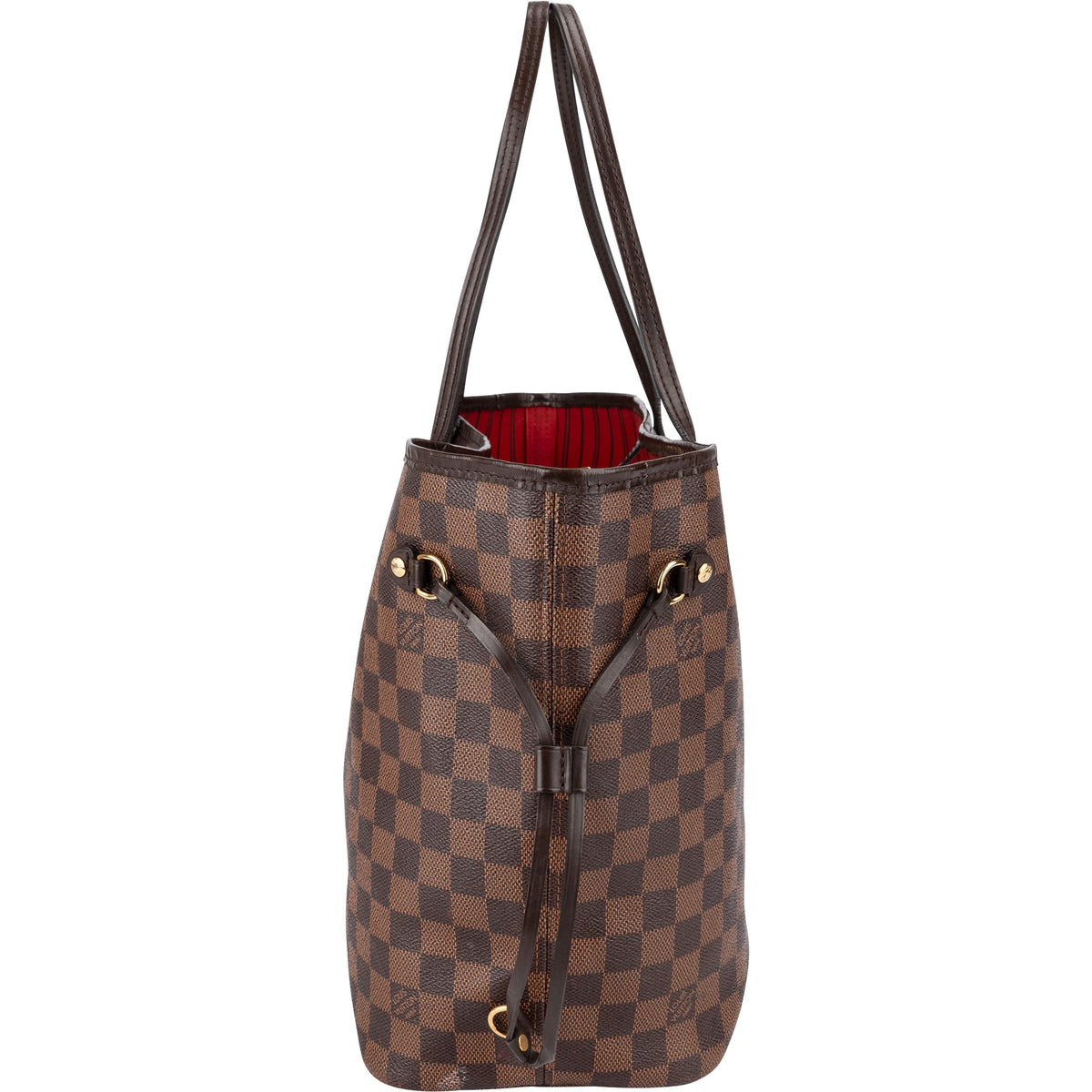 Borsa a spalla Louis Vuitton Monogram Damier Ebene Neverfull MM