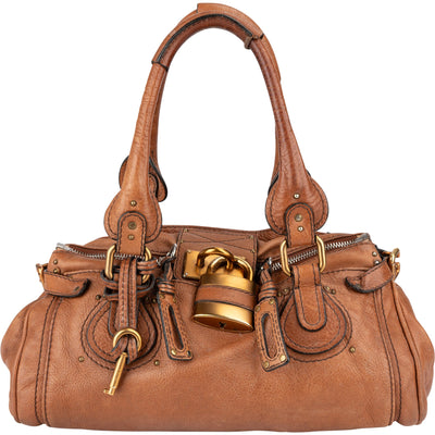 Chloé Grained Leather Paddington Handbag