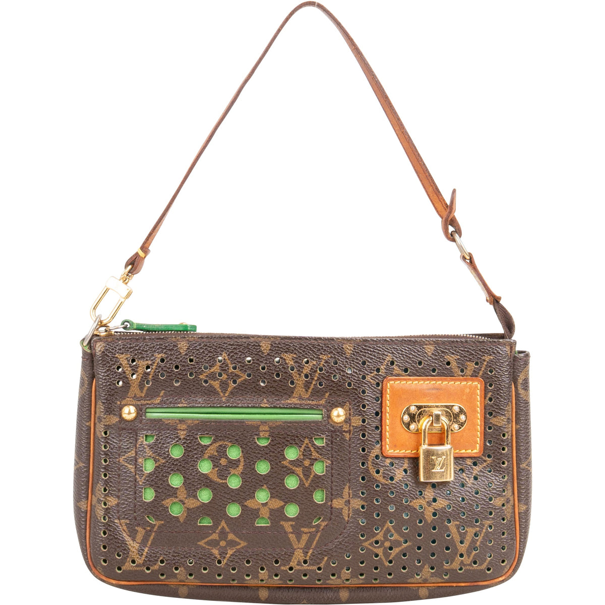 Louis Vuitton Pochette Accessoires aus perforiertem Monogram Canvas (limitiert) – Vorderansicht