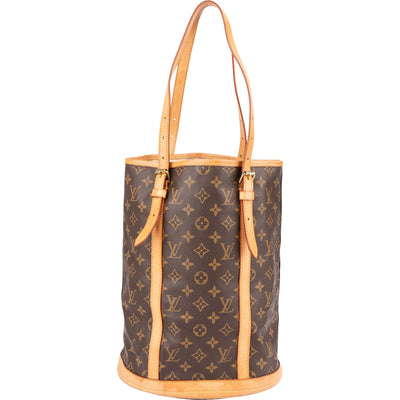 Louis Vuitton Canvas Monogram Bucket Bag GM Shoulder Bag