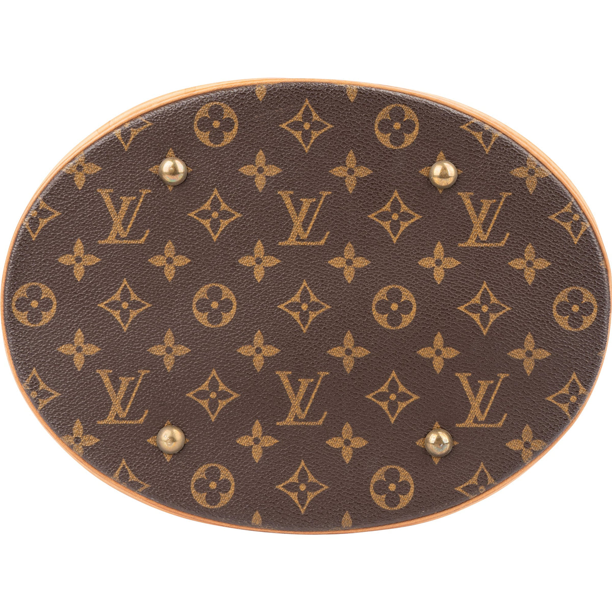 Borsa a spalla Louis Vuitton Bucket GM in tela Monogram
