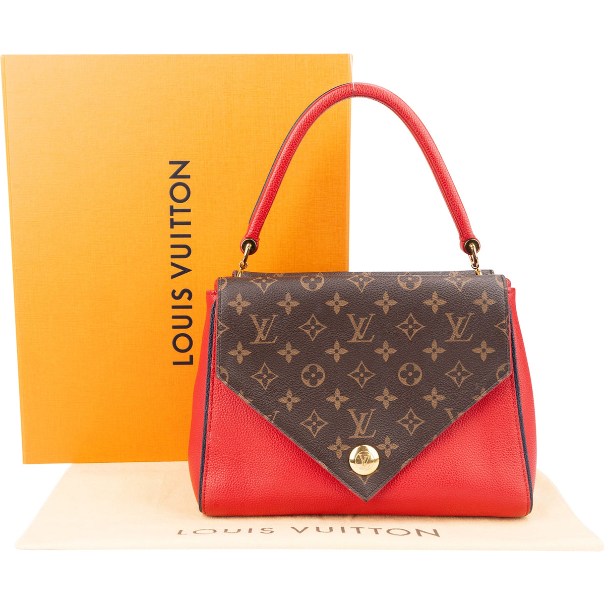 Louis Vuitton Canvas Monogram Double V Rubis Handtasche, Bild 2 von 12