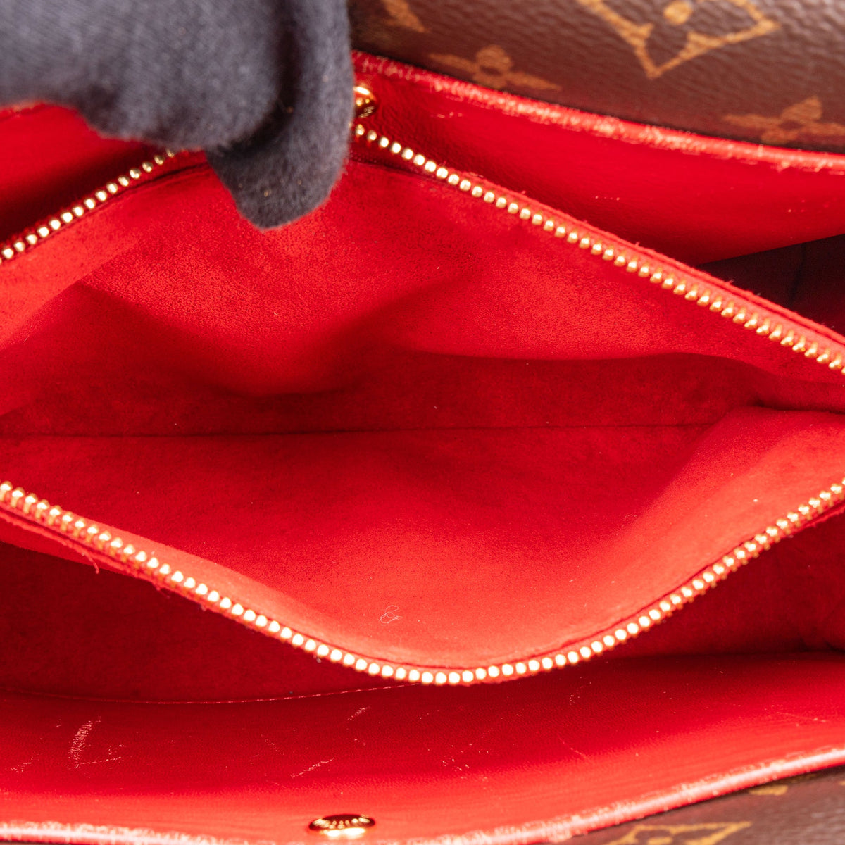 Louis Vuitton Canvas Monogram Double V Rubis Handtasche, Bild 10 von 12