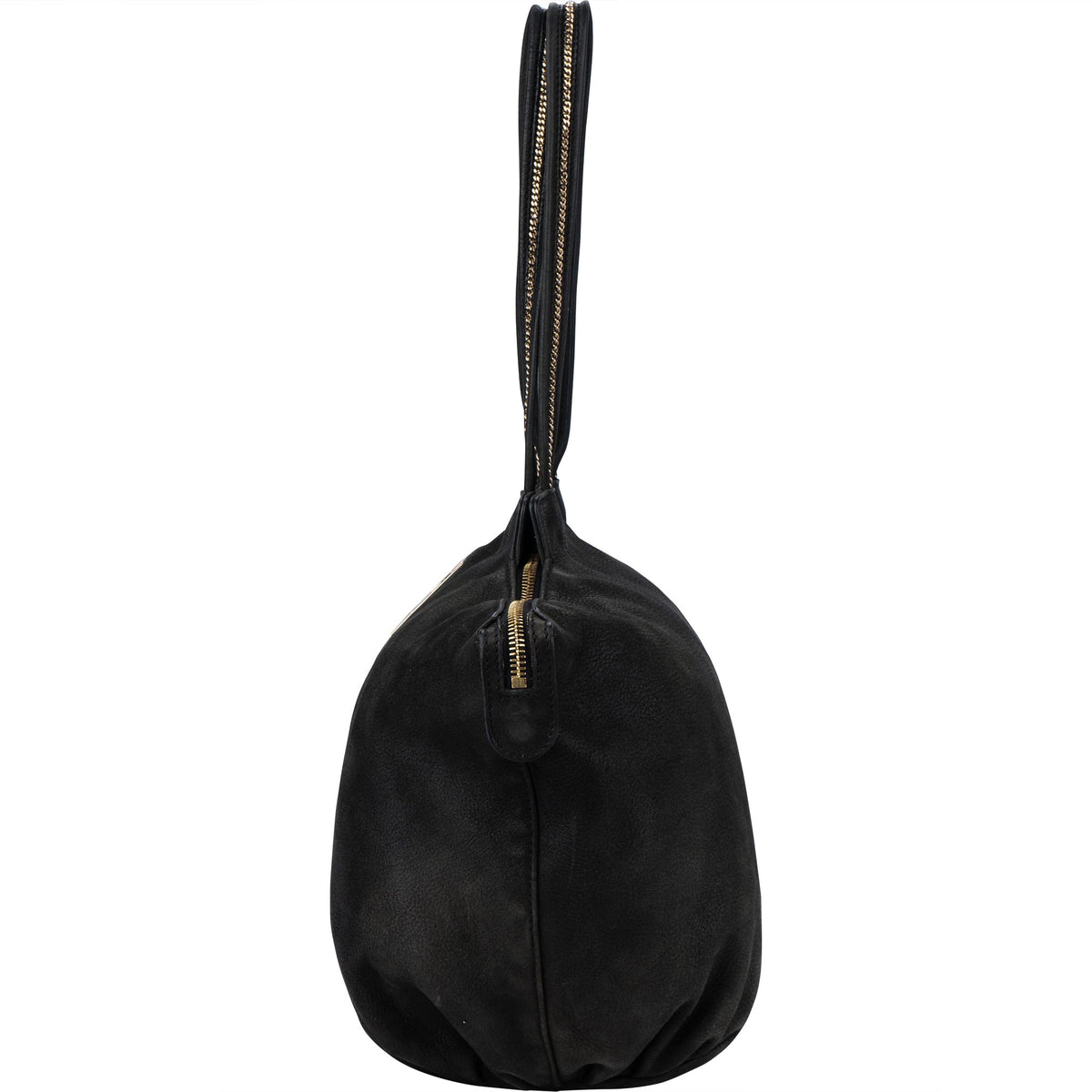 Fendi Schwarz Nubuck Glitter Chain Handtasche, Bild 5 von 11