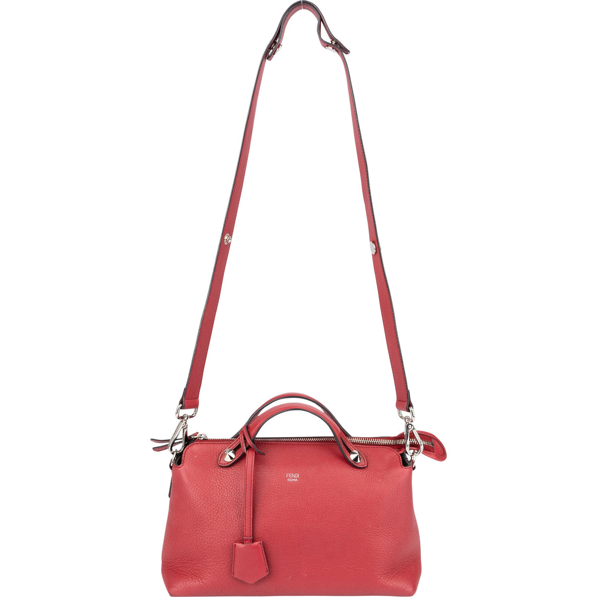 Sac à main Fendi By The Way en cuir rouge