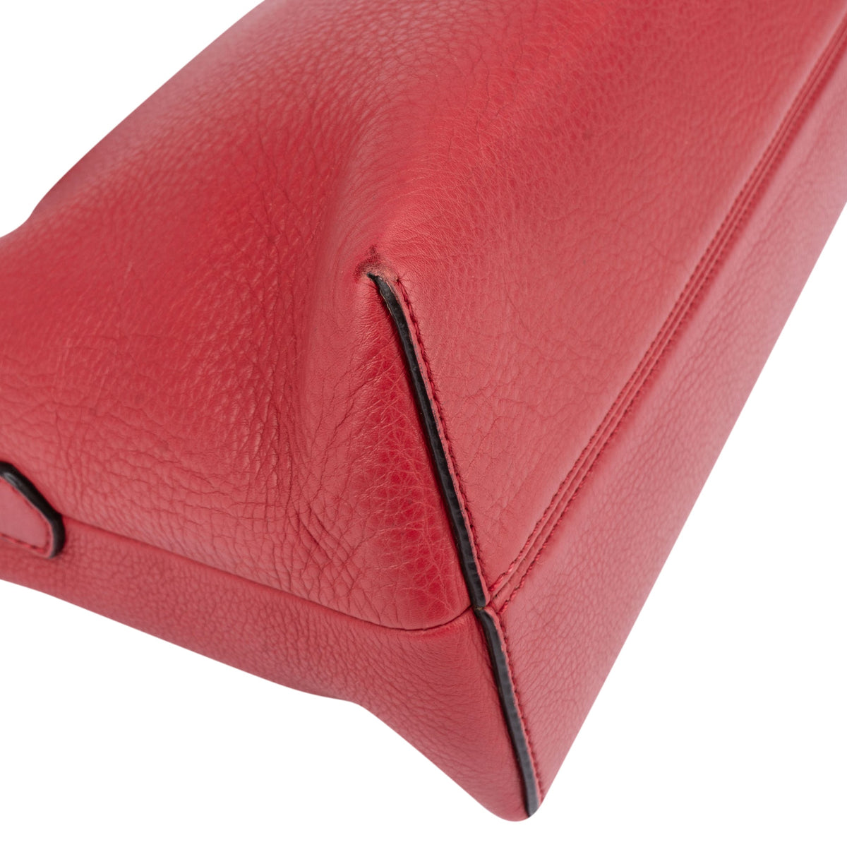 Sac à main Fendi By The Way en cuir rouge