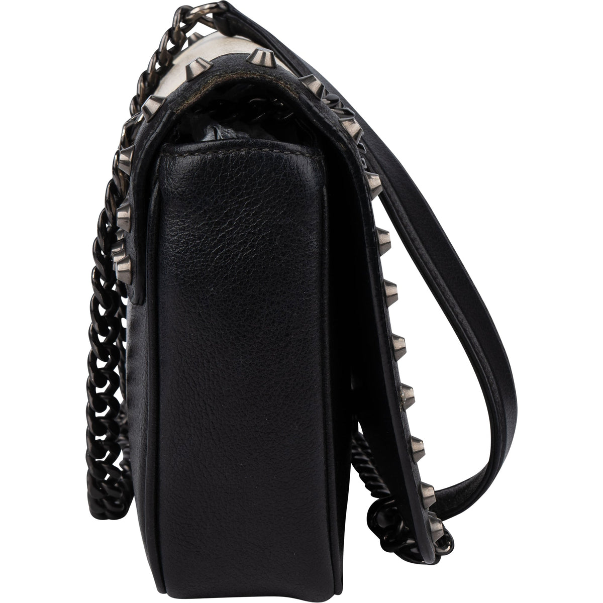 Borsa a tracolla Prada in pelle glace bicolore