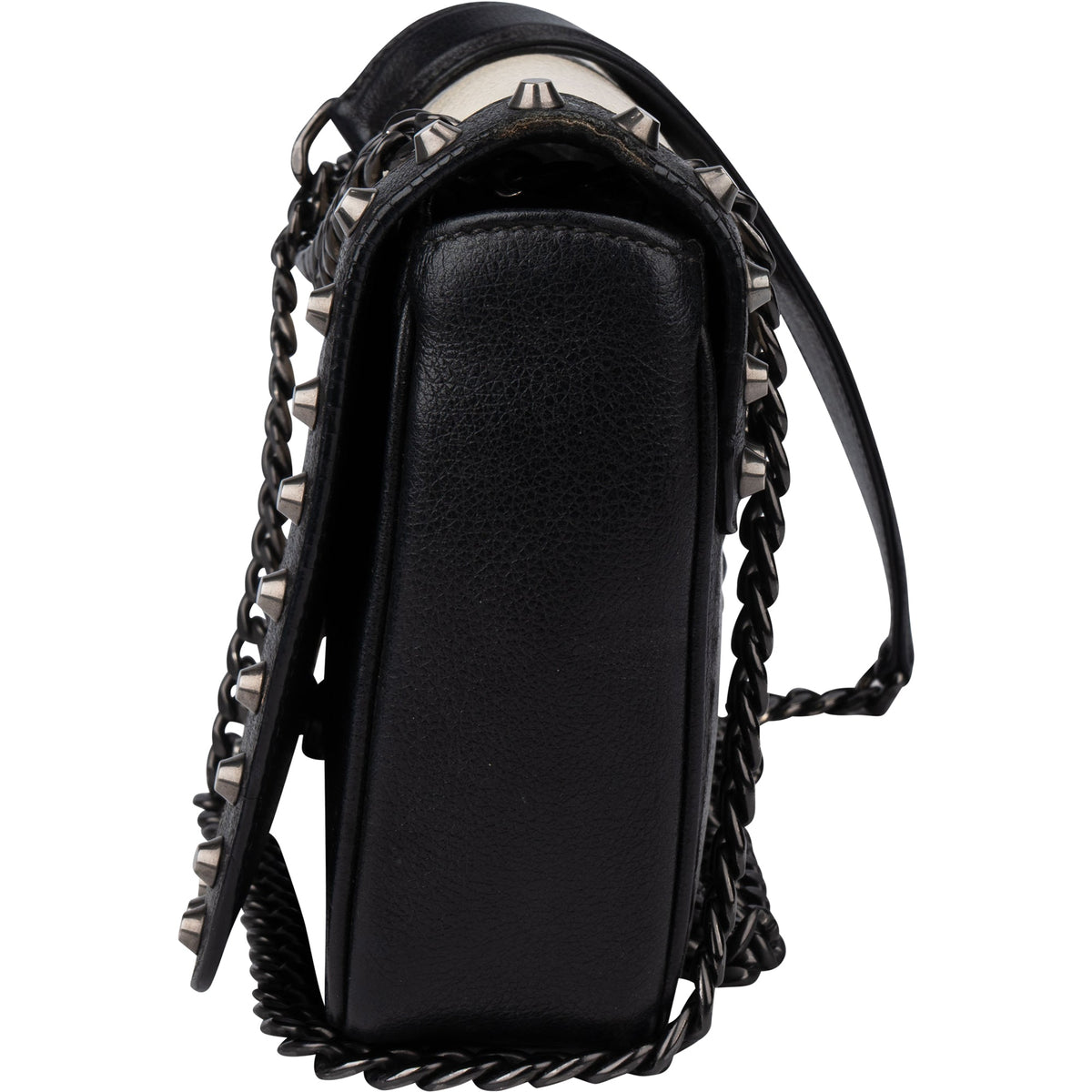 Borsa a tracolla Prada in pelle glace bicolore