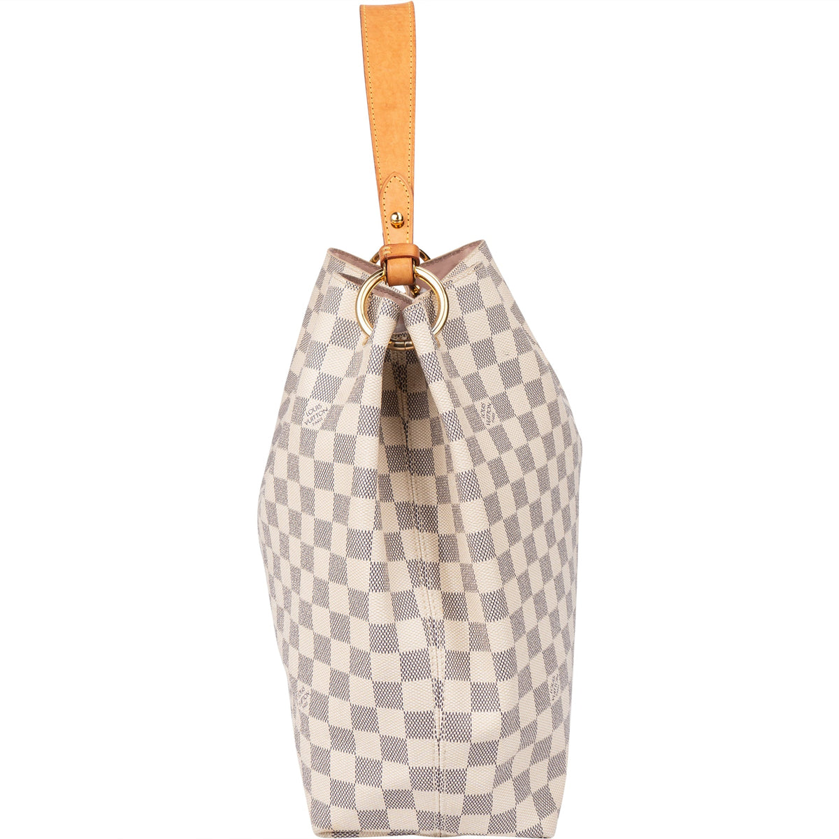 Sac à main Louis Vuitton Monogram Graceful MM en toile Damier Azur