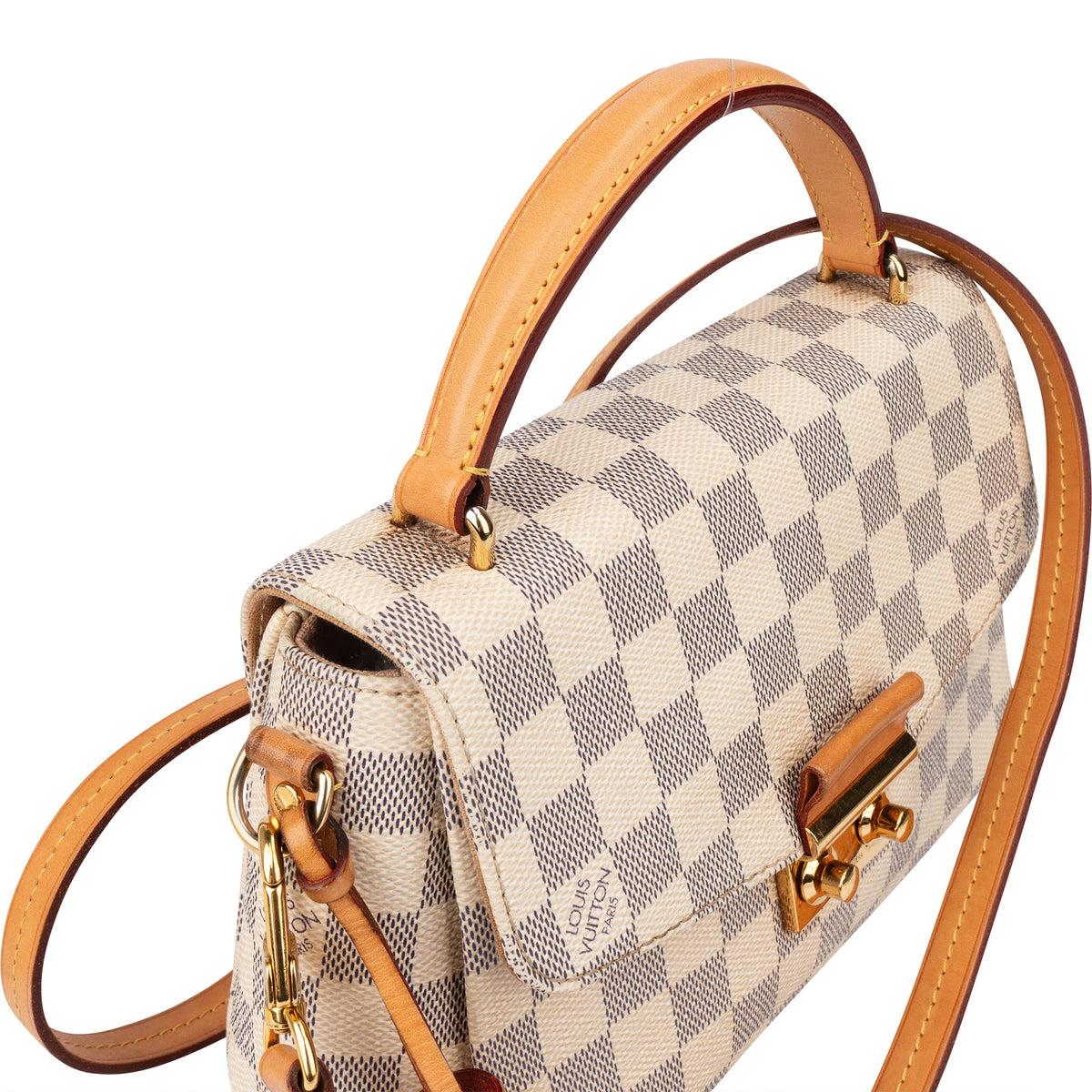 Bolso Louis Vuitton Damier Azur Monogram Croisette