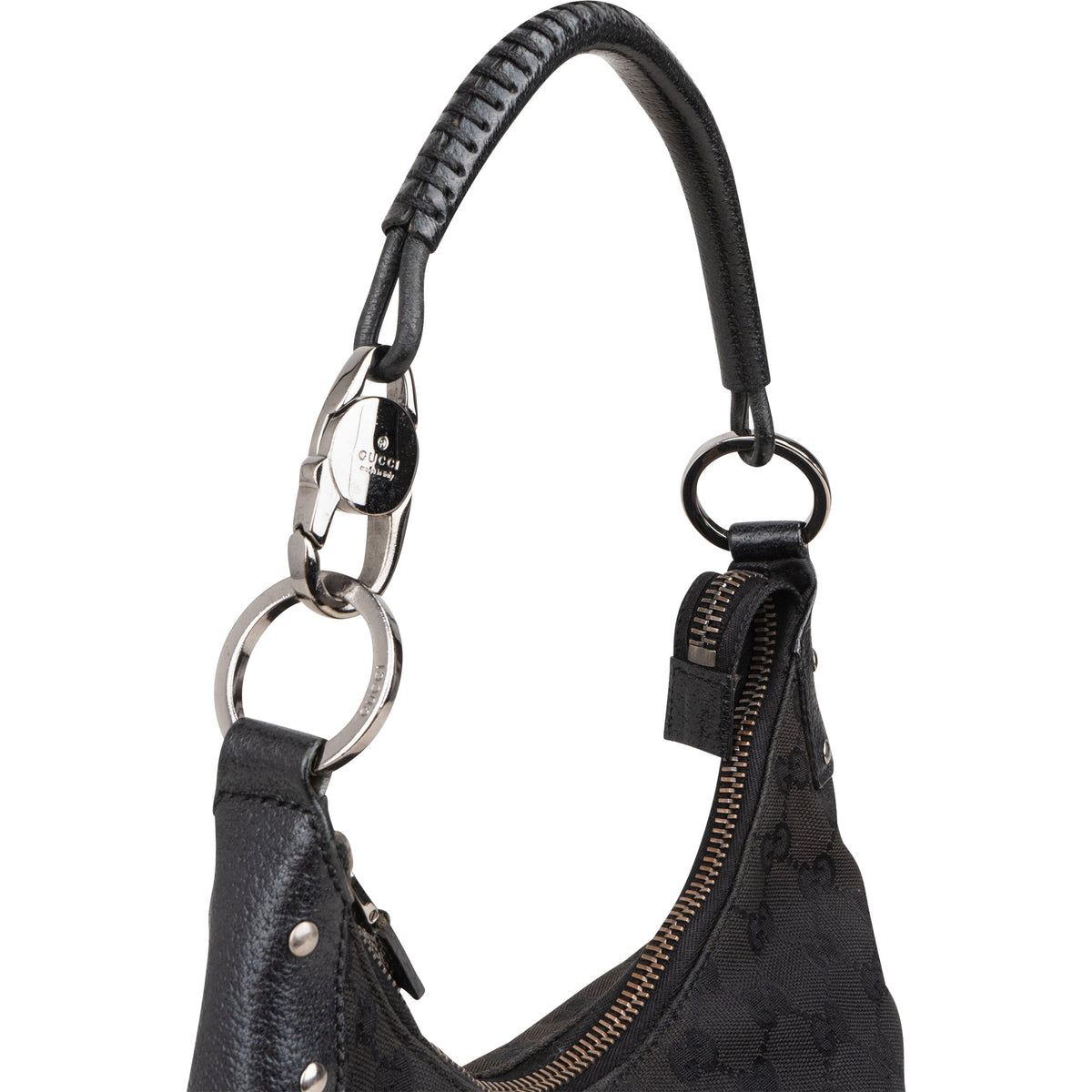 Bolso de hombro Abbey de lona con monograma GG de Gucci