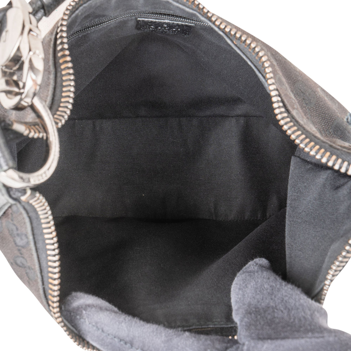 Bolso de hombro Abbey de lona con monograma GG de Gucci