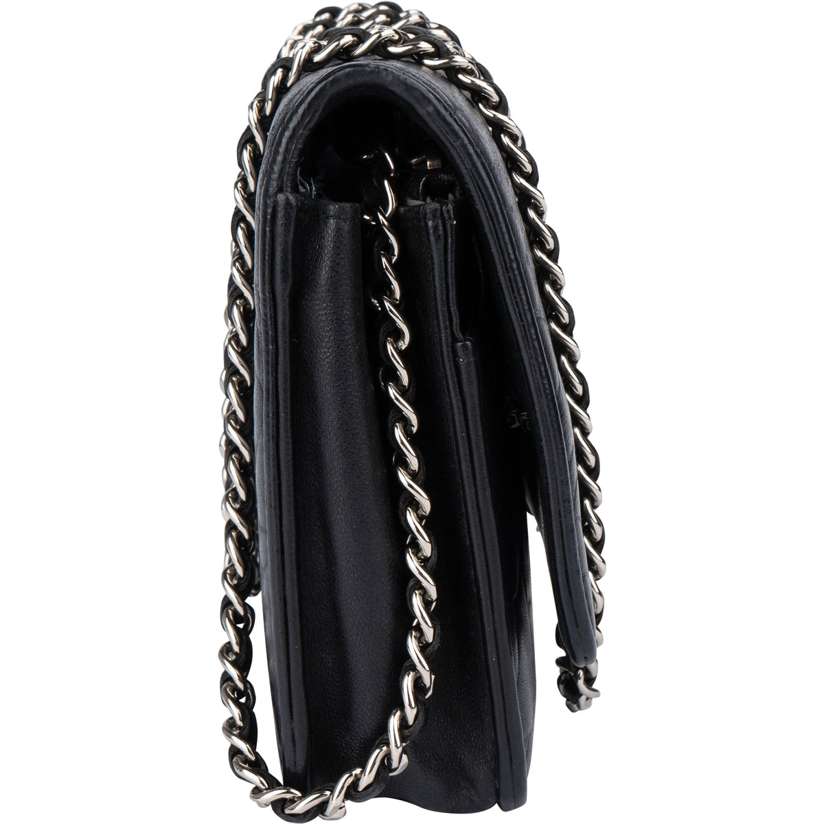 Chanel Lammleder Camellia Wallet on Chain Umhängetasche, Bild 3 von 15