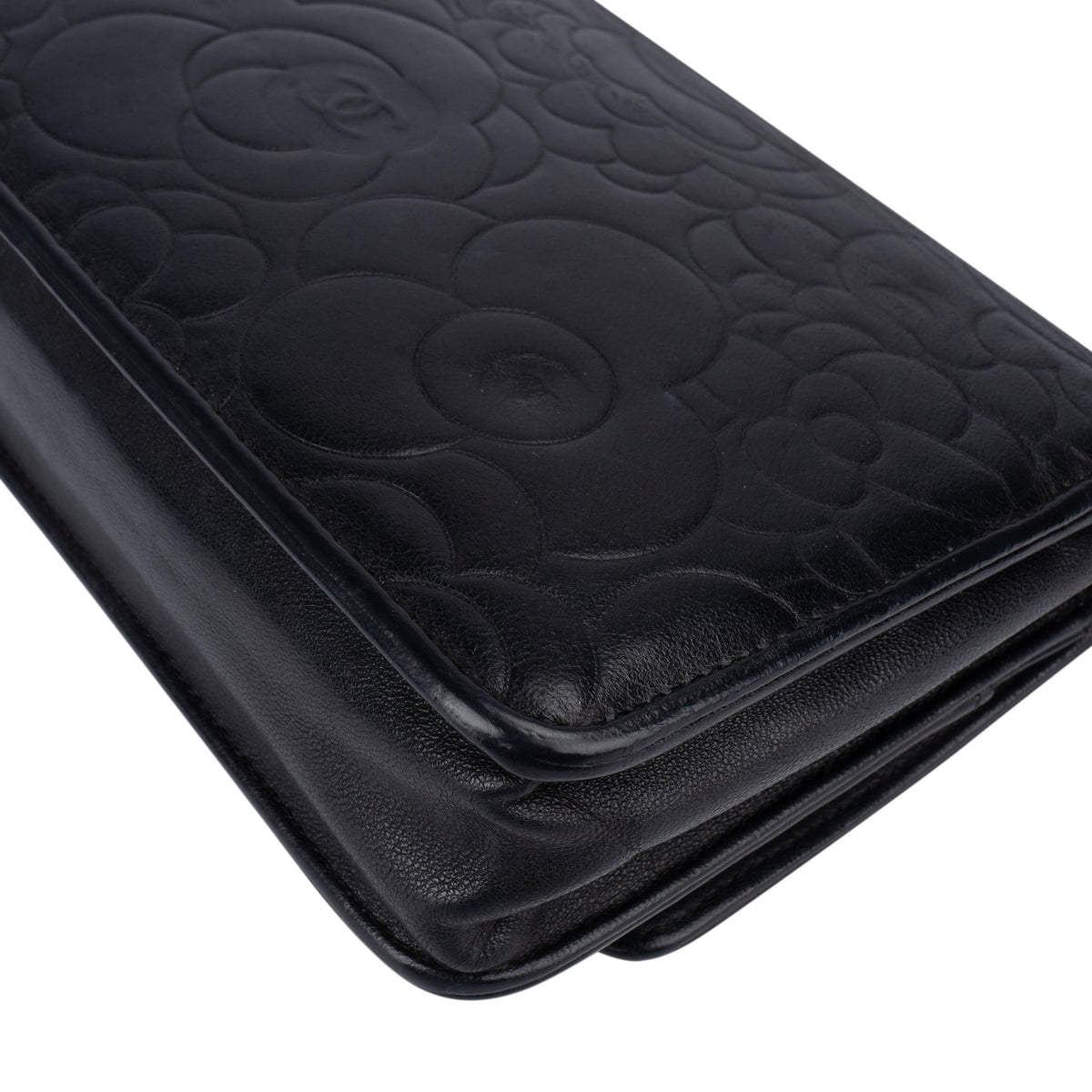 Chanel Lammleder Camellia Wallet on Chain Umhängetasche, Bild 8 von 15