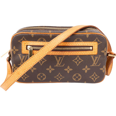 Sac porté épaule Pochette Cité en toile Monogram Louis Vuitton