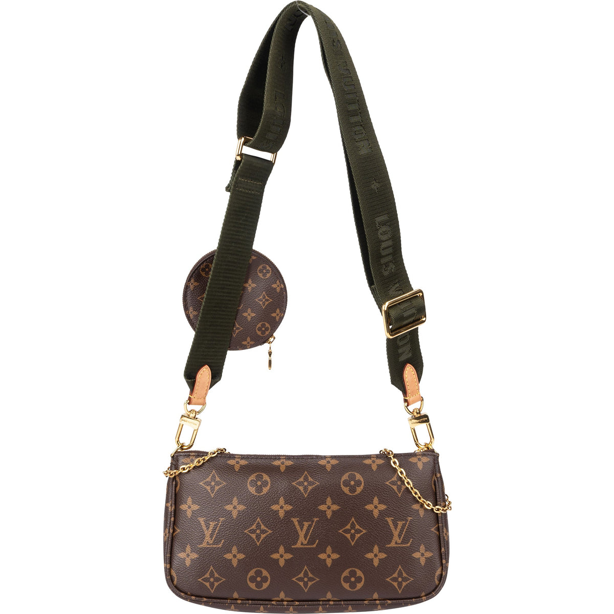 Louis Vuitton Canvas Monogram Multi Pochette Crossbody-tas M44813