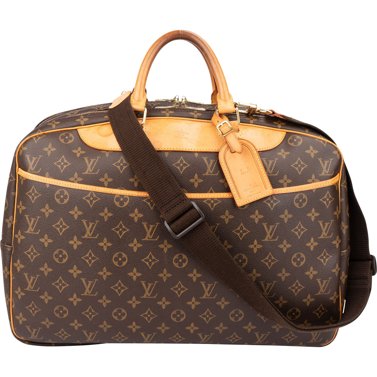 Sac de voyage Louis Vuitton Alize en toile Monogram